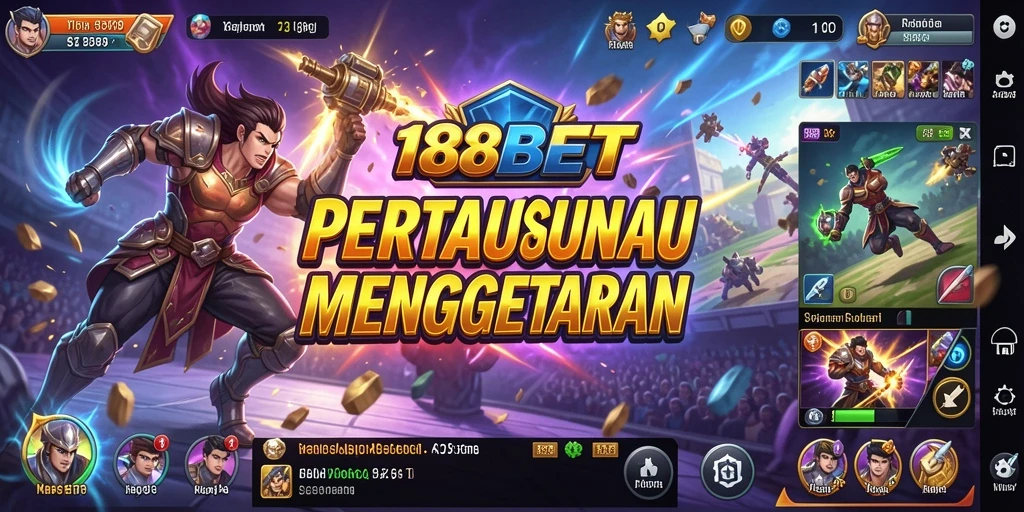Tampilan gameplay seru dan intens dari 188BET.