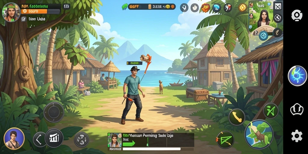 Tampilan gameplay 666FF yang menarik dan penuh warna.