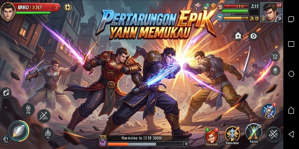 Tampilan gameplay BRO138 yang intens dan menarik.