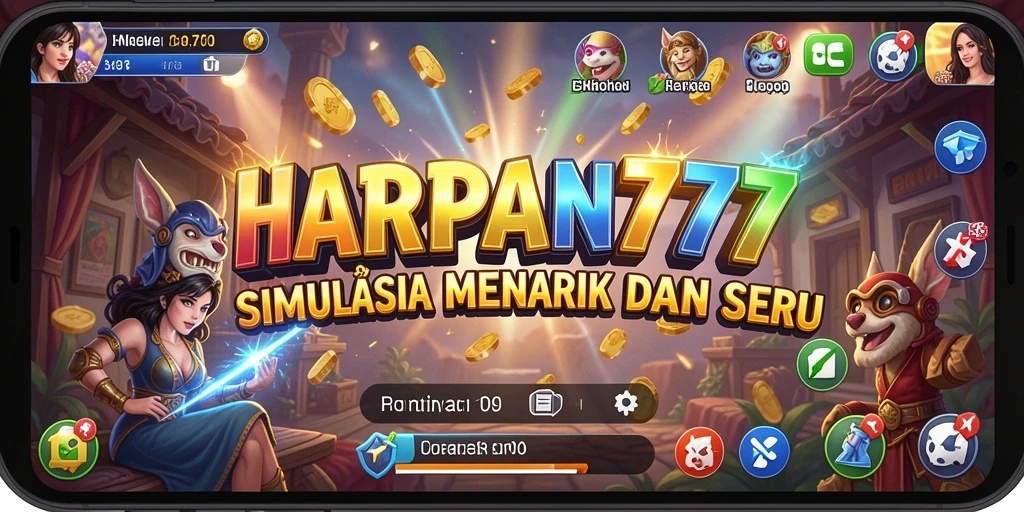 Tampilan gameplay menarik dari HARAPAN777 dengan interaksi karakter yang mendalam.