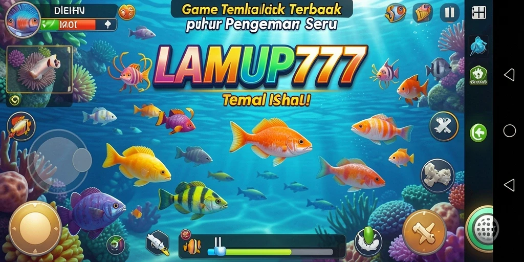 Gameplay seru LAMPU777 dengan ikan yang beragam.