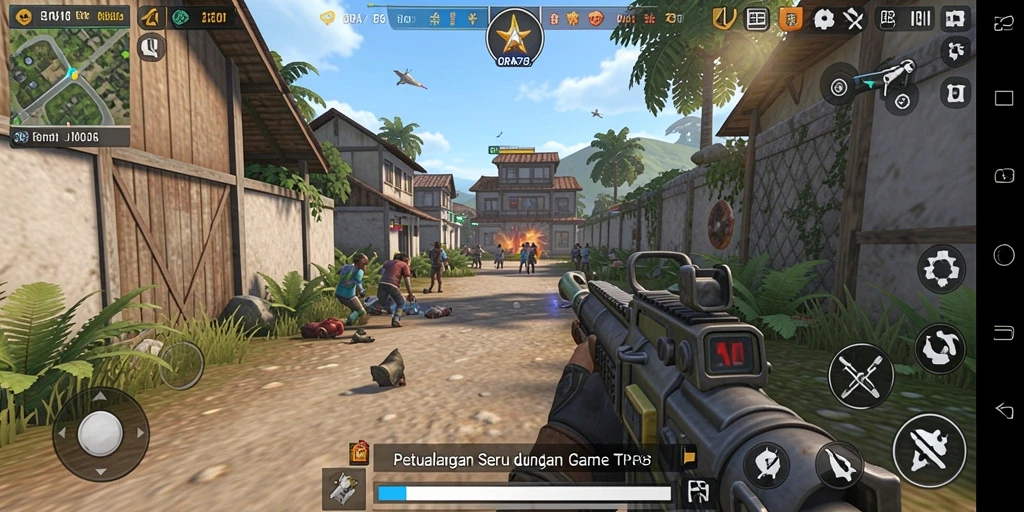 Tampilan gameplay seru dan menegangkan dalam ORA78.